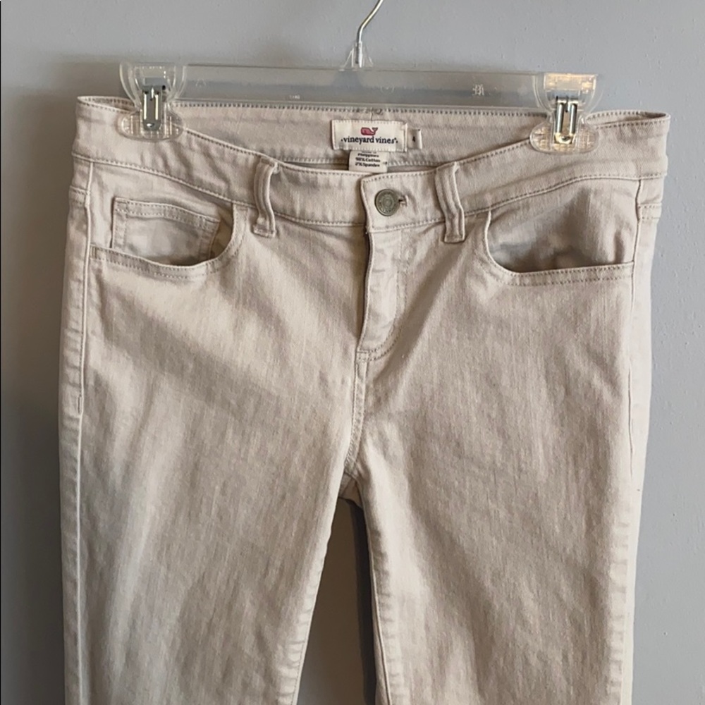 Vineyard Vines Light Gray Skinny Jeans